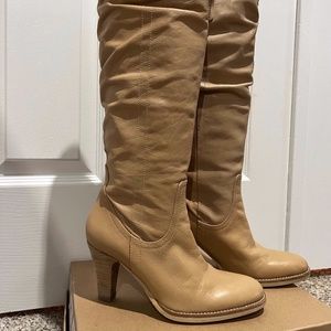 Via Spiga Russo Slouch Leather Tall Boots